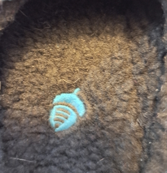 Acorn Wool Hood Back Slippers   Size 5/6 - Picture 8 of 9